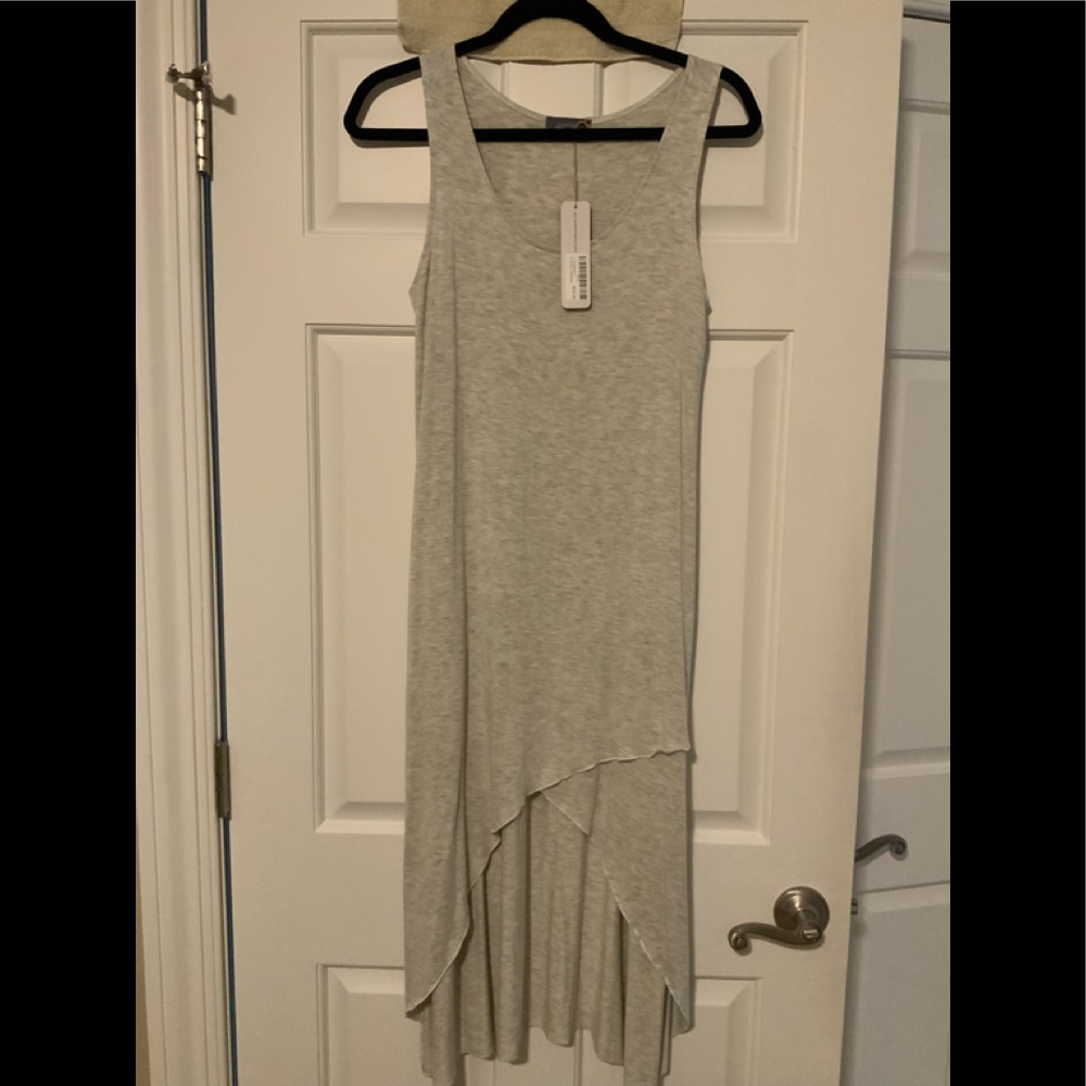 Figwood oatmeal cotton dress